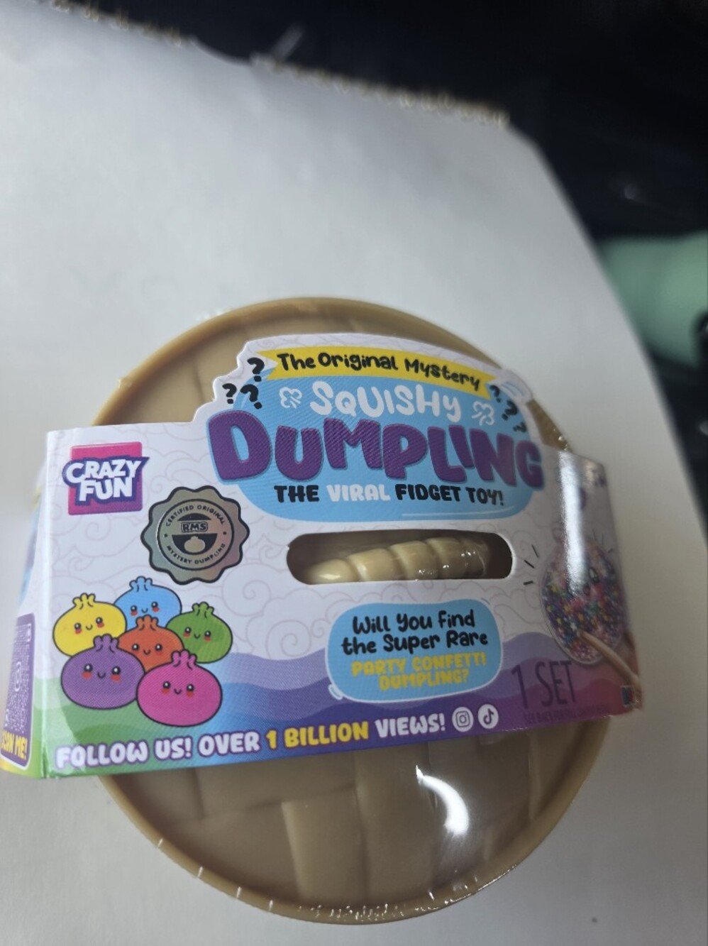 Crazy Fun Original Mystery Dumpling Glitter Edition Blind Box Toy Sealed NIP